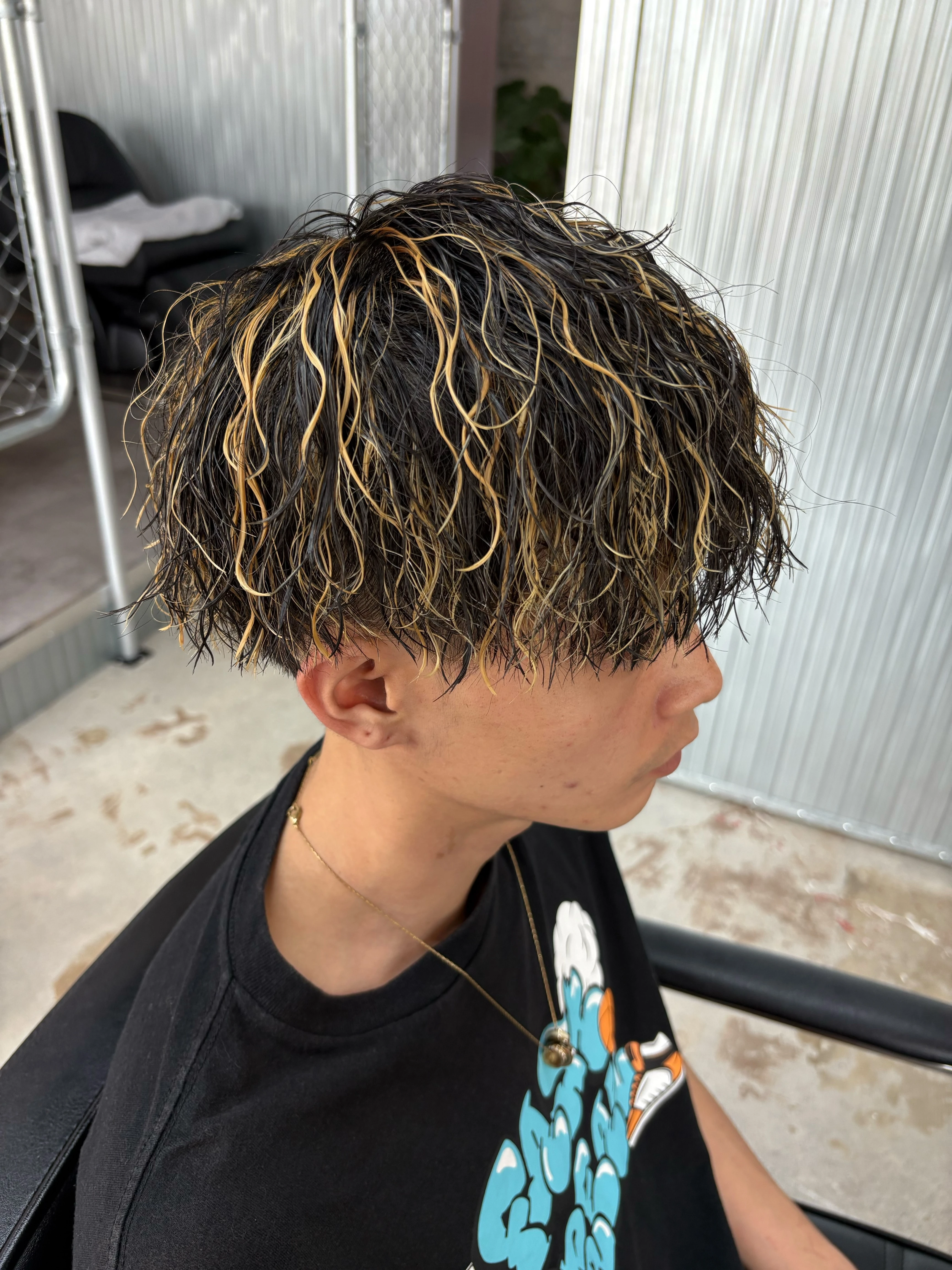 似合わせカット＋ケアパーマ＋ハイライト